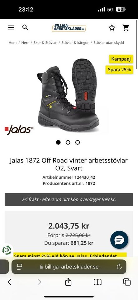 Jalas 1872 Off Road vinter ar...