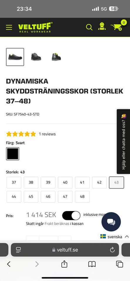 Skyddsskor VelTuff SF7540 