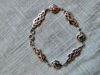 Nytt jättefint Celtic Knotwork sterling silver armband