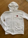 Comme des garçons play zip hoodie