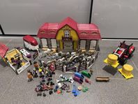 Playmobil hästgård med tillbehör 