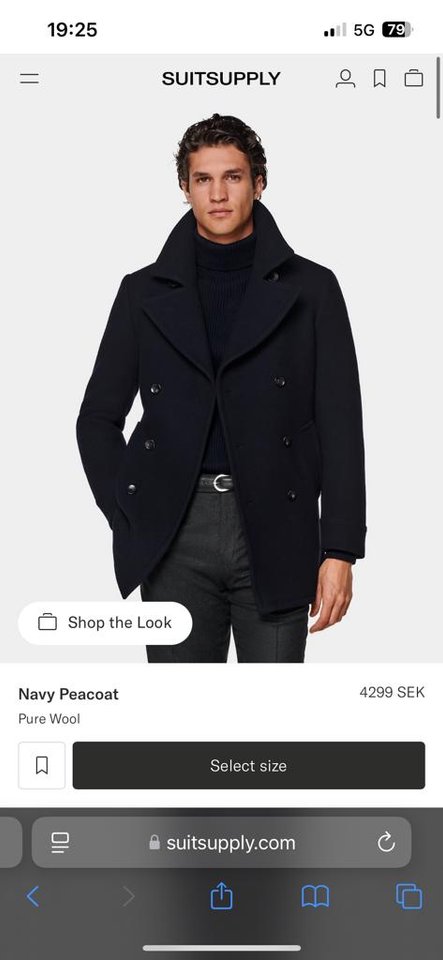 Suitsupply Peacoat