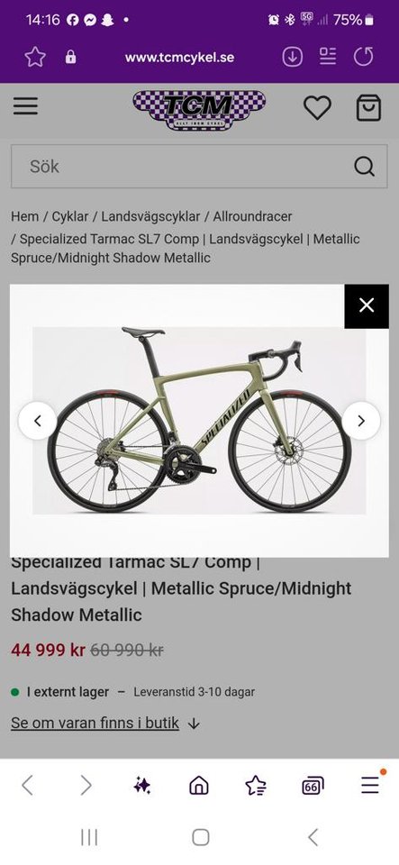 specialized Tarmac sl7 comp 