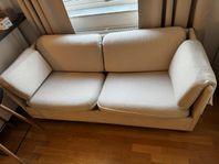 beige bäddsoffa