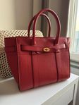 Röd Mulberry Mini Zipped Bayswater