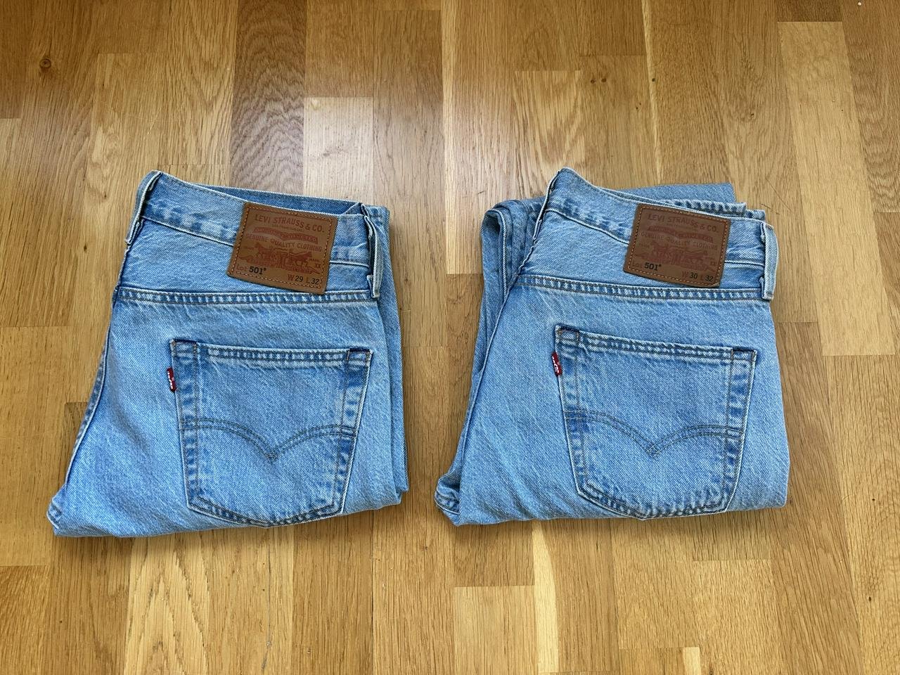 Levis 501 29/32 & 30/32 - så ...