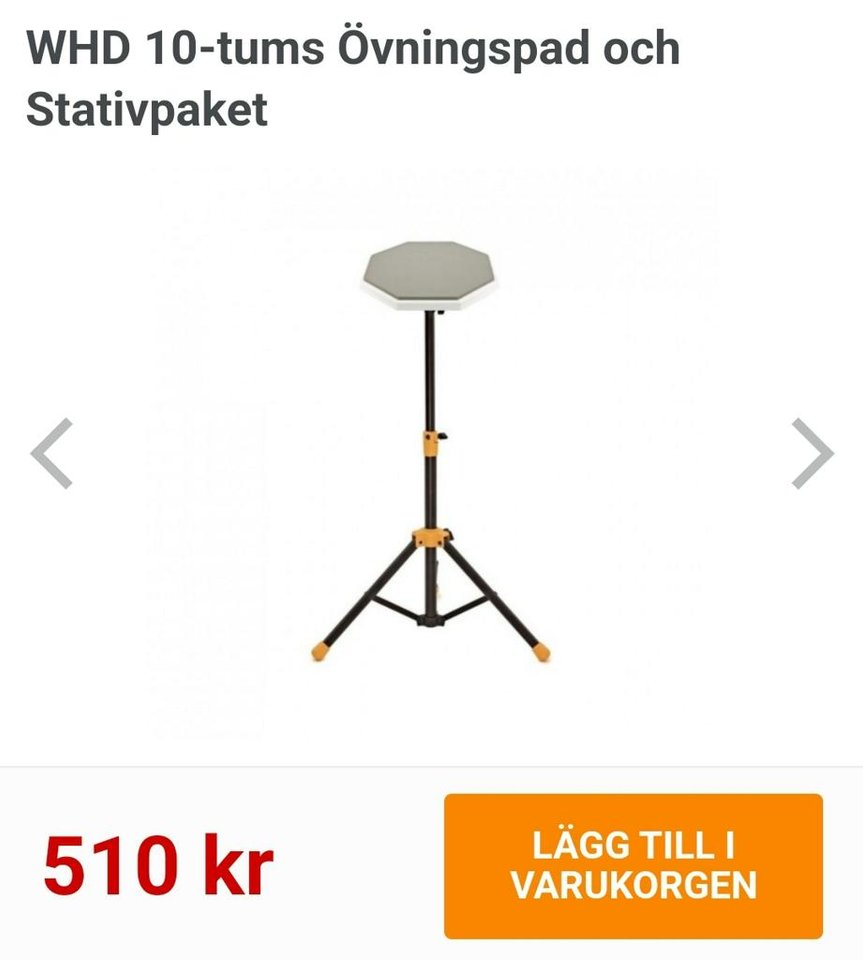 WHD Övningspad med stativ