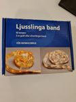 Ljusslinga band guld och silver