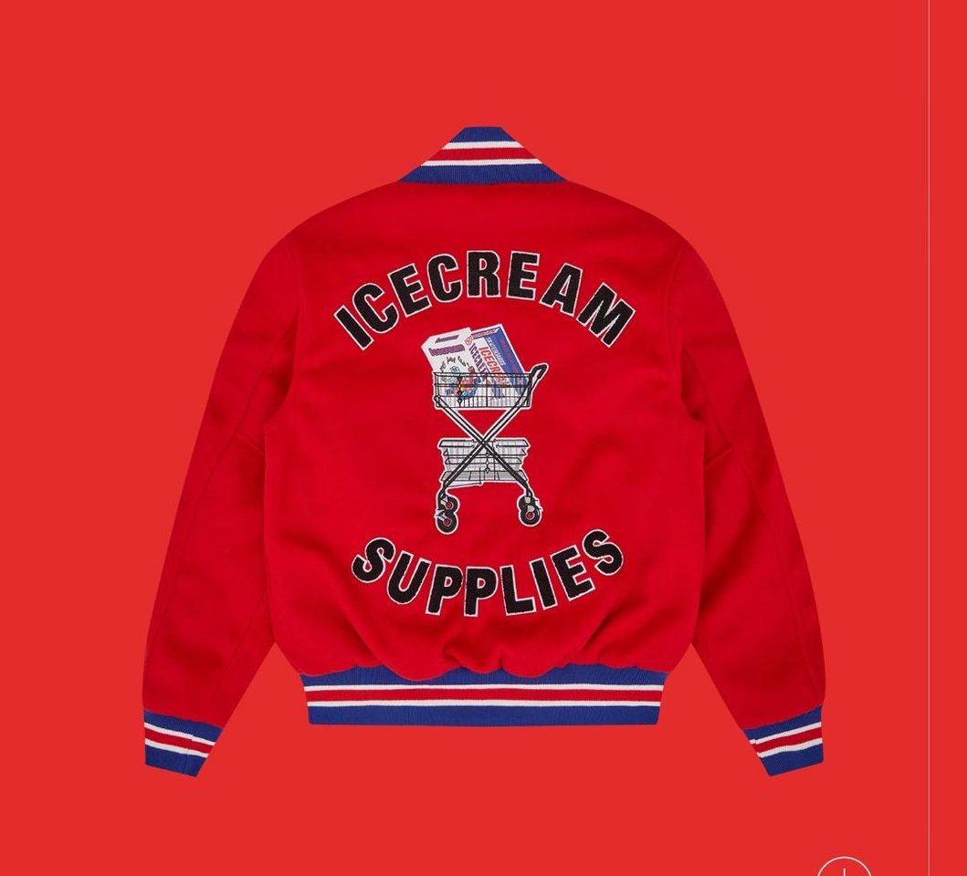 Icecream Supplies Varsity Jacket