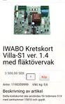 Iwabo Kretskort Villa S1/S1X