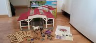 schleich stall, schleich hästar, lego friends