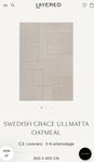 Layered Swedish Grace Ullmatta Oatmeal 