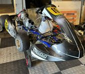 Tävlings gokart 125 cc med dubbdäck