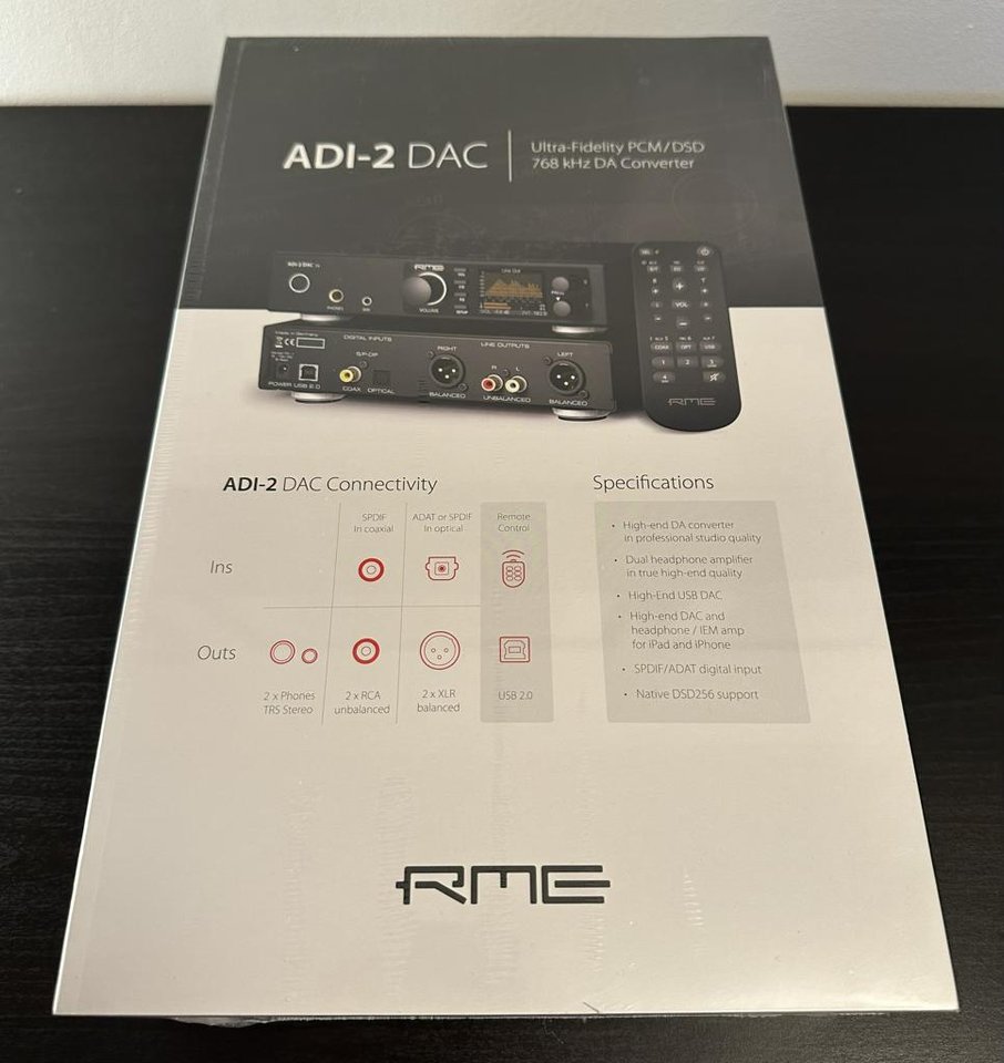 RME ADI-2 DAC FS (Ny/Inplastad)