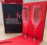 Riedel champagneglas, nya i förpackning