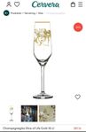 Carolina Gynning champagne glas Gold Edition 4st