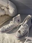 Vita höga nya Converse strl 39