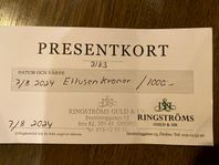 Presentkort 1000kr Ringströms guld & ur