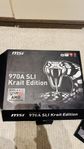 MSi 970A SLI Krait Edition moderkort / motherboard 