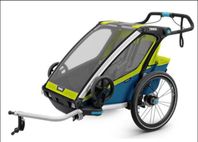 Thule Chariot Sport 1 cykelvagn, chartreuse, Topp skick!