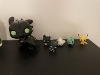 FunkoPop, how to train your dragon, Pokémon