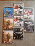 8st PS3 Spelpaket - FIFA, Call of Duty & Ps Move!