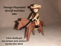 Playmobil Sheriff med häst