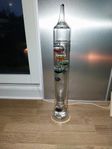 Termometer, glas, skål, kamin, flaskskepp