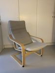 Ikea POÄNG - Fåtölj, chair, armchair, stool