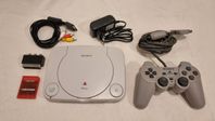 Playstation 1  (PSone) med tillbehör