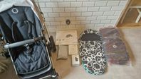 Bugaboo Fox 1 barnvagn med många tillbehör