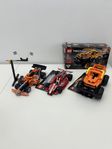 3 set Lego Technic pullback-bilar för 400 kronor