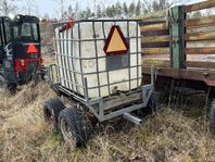 ATV skogsvagn med vatten tank