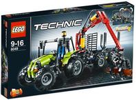  LEGO Technic 8049 – Traktor med skogskran