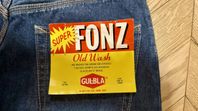 GUL-BLÅ vintage jeans ”Super Fonz Old Wash”