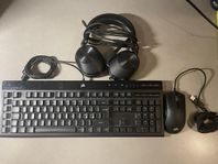 Gaming kit, keyboard, mus, headset