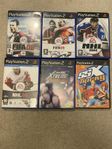 Playstation 2 spel 6st PS2 spelpaket