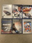 Playstation 2 spel 6st PS2 spelpaket