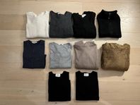 Klädpaket med 10 överdelar, stl 158/164, Zara/H&M