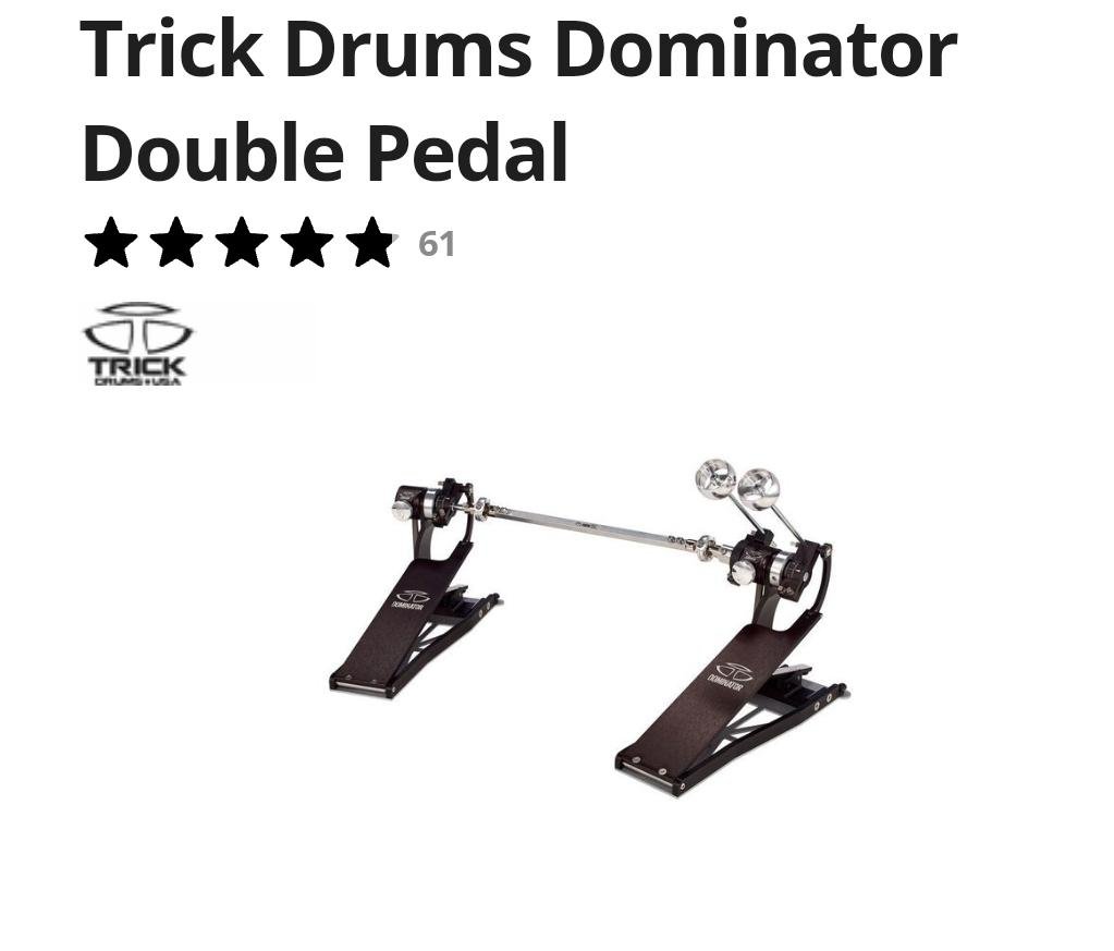 Trick dominator dubbelpedal