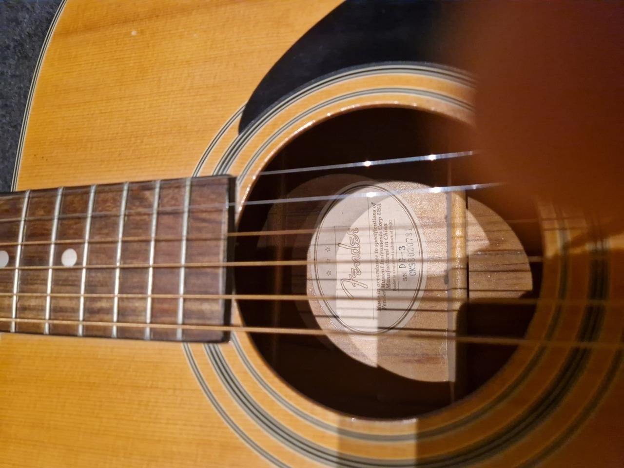 Fender F-3 Acoustic Guitar 19...