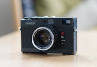 Minolta CLE / Leica M-mount kamerahus och 40 mm nokton