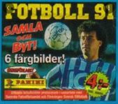 12 st oöppnade paket av Fotbollsbilder-91 