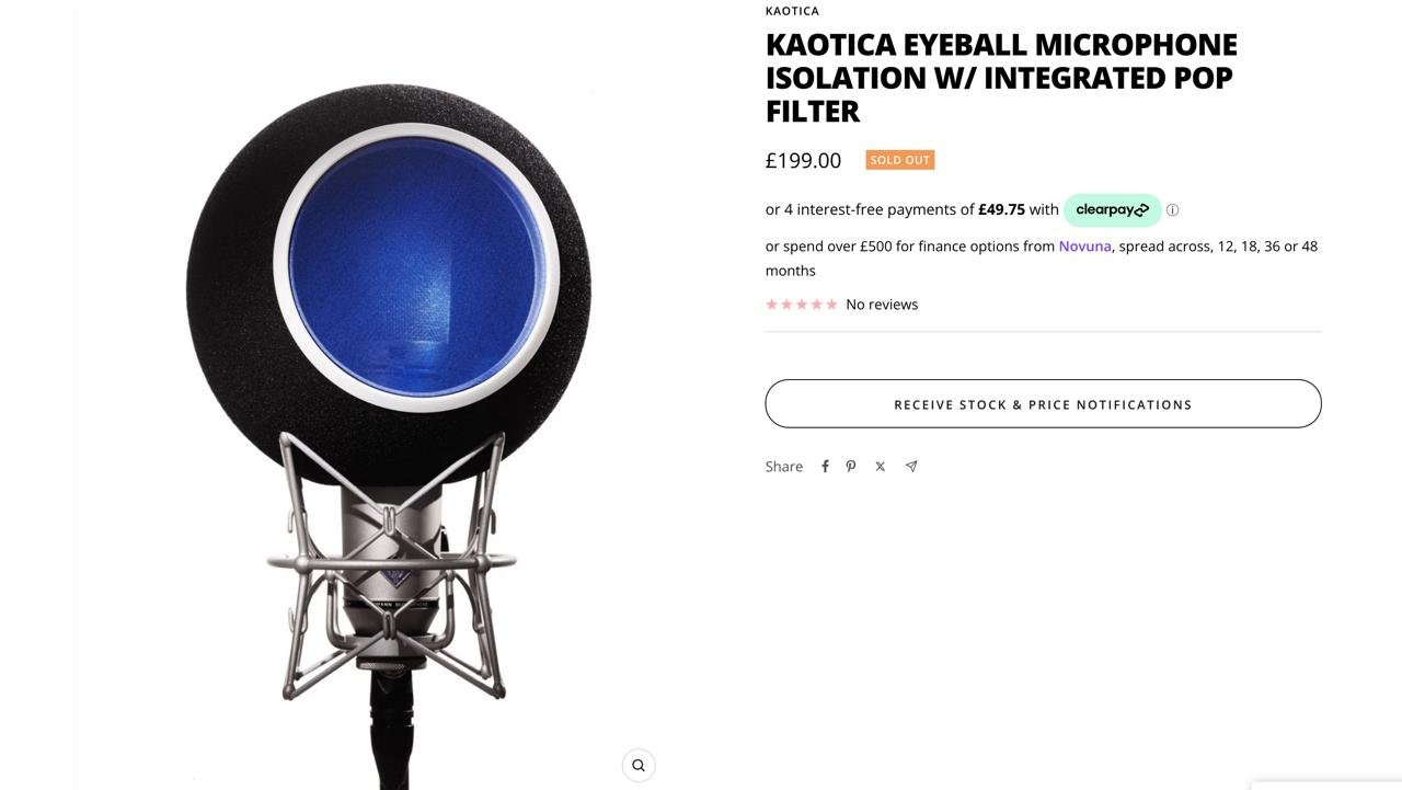 Kaotica eyeball - Mikrofon re...