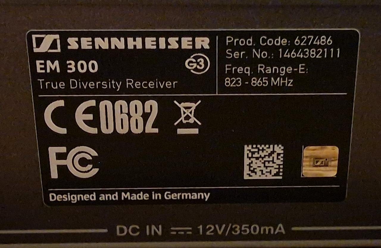 Sennheiser ew300 G3 Handmikrofon