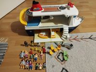 Playmobil båt med tillbehör 