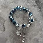 Galaxy Star & Moon Bracelet - Silver-Plated with Zirconia