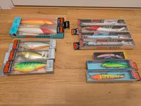 RAPALA fiske drag, wobbler säljes 