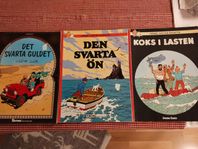 3 st Tintin - Carlsen Comics - 80- och 90-tal