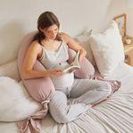 bbhugme Gravid- och Amningskudde, Dusty Pink